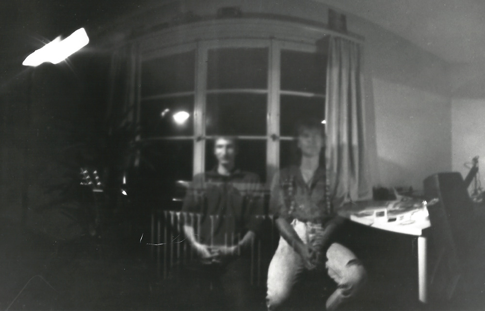 camera obscura photograph of markus gringer and T-ACHE 1990, T-ACHE, First Exercises